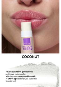 Resim Color Trend Nemlendirici Dudak Balmı - Coconut 