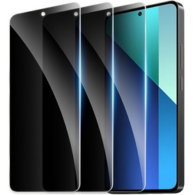 Resim 3'lü paket Xiaomi Poco Serisi Gizlilik Ekran Koruyucu, Tam Kapsama Temperli Cam, 9H Sertlik, 28° Anti-Casus, Parlak Kaplama, HD Net, Çizilmeye Dayanıklı, Toz Geçirmez, Su Geçirmez Poco F6/F6 PRO/M6/M6PRO/M6PRO 5G/X6/X6PRO/F3/F4/F4 GT/F5/F5 Pro/X5/M4 Pro 5G/X3/X3 GT/X3 NFC/X3 Pro için 
