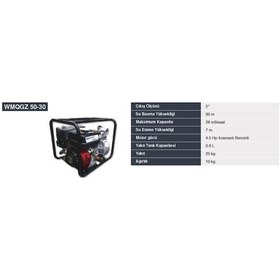 Resim Energy Wmqgz50-30 2Inch Su Motoru 4.5 Hp 