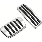 Resim Chuangyinshop Silvery 2 Adet Araç Pedal Seti Xt5 Xts 2017 2022 Cruze Trax Aveo Opel Mokka Astra J Insignia 