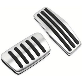 Resim Chuangyinshop Silvery 2 Adet Araç Pedal Seti Xt5 Xts 2017 2022 Cruze Trax Aveo Opel Mokka Astra J Insignia 
