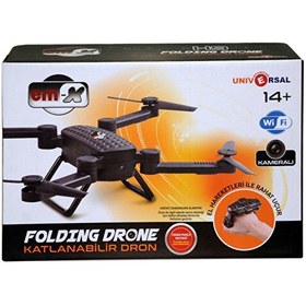 Resim Folding Drone Wifi H9 EO-3108 Kameralı+Wifi 