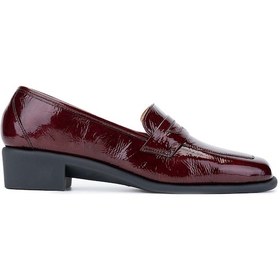 Resim Relax Anatomic Kadın Hakiki Deri Bordo Comfort Ayakkabı 611 E3607-03 Bn Ayk Sk24/25 Bordo Bordo 