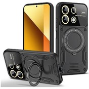Resim Xiaomi Redmi Note 13 Pro 4g Kılıf Magsafe Halkalı Gold Detaylı 