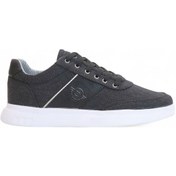 Resim 2197-dakırs Anatomik Tabanlı Erkek Keten Kumaşlı Sneakers Ayakkabı Siyah 