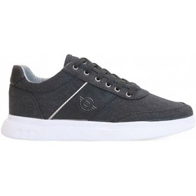 Resim 2197-dakırs Anatomik Tabanlı Erkek Keten Kumaşlı Sneakers Ayakkabı Siyah 