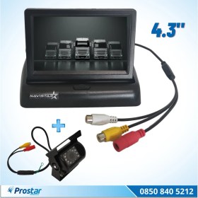 Resim Navistar 4.5 Inç Tft LCD Araç Monitörü Ekran + 1 Adet Geri Görüş K 