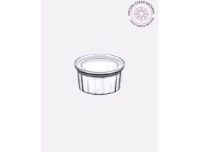 Resim Aghilo Kristal 6’lı Mini Saklama Kabı Seti – Kahvaltılık Reçellik & Gıda Saklama Kutusu 