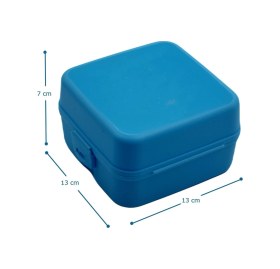 Resim Blue Me Bölmeli Plastik Beslenme Kabı 1 Lt Koyu Mavi 