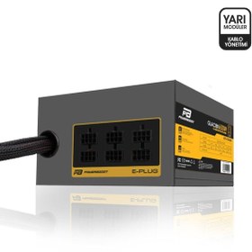 Resim Power Boost BST-ATX650B Glacier 650W 80+ Bronze Modüler 12cm Fanlı ATX Power Supply 