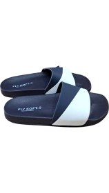 Resim Fly Soft S263.071 Erkek Havuz - Plaj ve Günlük Terlik Lacivert - Beyaz 