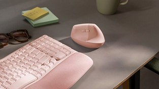 Resim Lift Kablosuz Ergonomik Dikey Gül Mouse Logitech