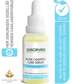 Resim Discover Beauty Style Siyah Nokta ve Sivilce Karşıtı Akne Kontrol Bakım Serumu 30 ml 
