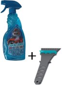 Resim Ankanorm Araba Oto Cam Buz Çözücü Sprey (500 ML) Oto Buz Kar Kazıyıcı Temizleyici Kar Temizleyici 2'li Set 