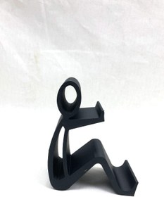 Resim NBShop Stickman Telefon Standı, Telefon Veya Tablet Tutucu - Siyah 