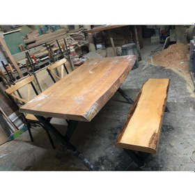 Resim Bintaşmobilya Kütük Masa Bank Tonet Sandalye Takımı 