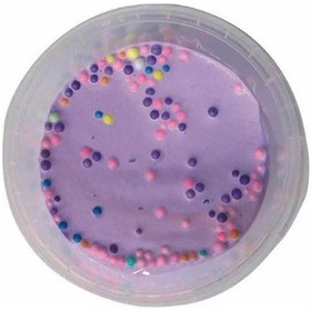 Resim Thentech Boncuklu Köpüklü Slime Eğlenceli Vakit İçin Çocuklar İçin Boncuklu Slime Mor 