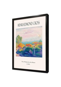 Resim Henry Edmond Cross Manzara Üçlü Çerçeveli Mdf Tablo Seti-174300 