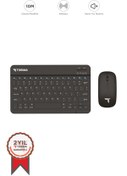 Resim Torima Siyah Tmk-04 Bluetooht Kablosuz Klavye Mouse Seti 