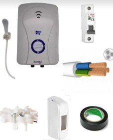 Resim Ideal Elektrıklı Şohben 9 Mt Kablolu Orjınal Set 