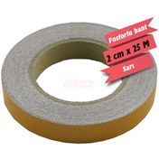 Resim Fosforlu Bant 2Cm X 25M Sarı 