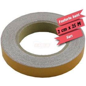 Resim Fosforlu Bant 2Cm X 25M Sarı 