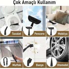 Resim Çok Amaçlı Basınçlı Buhar Temizleyici - El Tipi Buharlı Temizlik Makinesi 