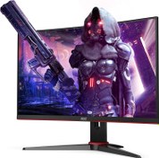 Resim AOC C27G2AE/BK 27" 165Hz 1ms Freesync Premium DP+HDMI+VGA Curved Gaming Monitör 