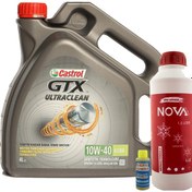 Resim Castrol GTX 10W-40 Motor Yağı 4 L + Nova Antifriz 1.5 L 