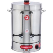 Resim Işikgaz Silverinox Çay Otomatı Çevirmeli Musluklu 80 Bardak Kapasiteli 