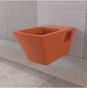 Resim LUCCO Loop 53 Cm Asma Klozet Turuncu 