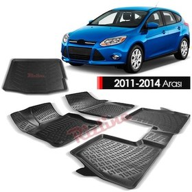 Resim Ford Focus 3 Paspas Bagaj Havuzu 3D Rizline Hb 2011-2014 Arası 