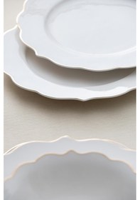 Resim Acar Karmen 6 Kişilik 24 Parça Gold Porselen Yemek Takımı 