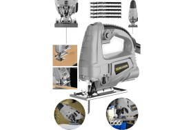 Resim Graizer Alman 4000 W Sjs Metal Şanzuman 6 Kademe Devirli Bakır Sargili Dekupaj Testere makinesi Gg 