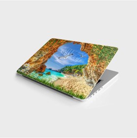 Resim Laptop Sticker Bilgisayar Notebook Pc Kaplama Etiketi Taş Kemer Deniz 