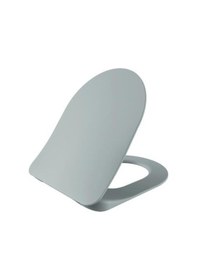 Resim Creavit Duck Duroplast Yavaş Kapanan Klozet Kapağı - Matt Cool Grey Çok Renkli 