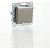 Resim Novella Kapakli Toprakli Priz Mekanizma+Düğme Kapak Çabuk Bağlanti Çarpma Karşıtı Çocuk Korumalı 