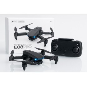 Resim Generic Katlanabilir Drone HD Geniş Açılı Kamera Wi-Fi FPV Taşıma Çantalı Tek Tuş Kalkış – E88 Pro 