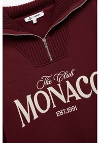 Resim Koton Kadın Baskılı Sweatshirt Bordo 