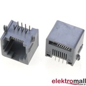 Resim Rj45 8P8C 90 DERECE DİŞİ SOKET 10 ADET 