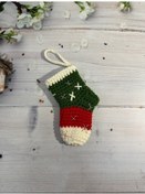 Resim Örgü Yılbaşı Ağacı Süsü 