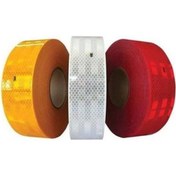 Resim Şerit Reflektör 50Mt Sarı -Kırmızı-Beyaz 