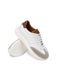 Resim Deery Hakiki Deri Beyaz Erkek Sneaker Ayakkabı - 01961Mbyzp01 Beyaz 