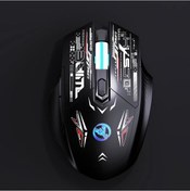 Resim Challenger Hxsj T38 Siyah Kablosuz Çift Modlu Fare Sessiz Düğmeli Type C Şarj Pc Ve Masaüstü Bilgisayarlar İçin T38 