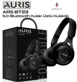 Resim Auris 5.0 BAĞLANTILI KULAK ÜSTÜ OYNAR BAŞLIKLI AYARLANABİLİR KAFA BANTLI BLUETOOTH KULAKLIK 