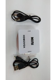 Resim HDMI to VGA Çevirici Power Beslemeli 