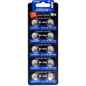 Resim Orion AG1 LR621 364A 1.5V Alkalin Düğme Pil 10'lu 