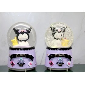 Resim Just Cheap Store Kuromi Işıklı Müzikli Kar Küresi Orta Boy Alk3044 