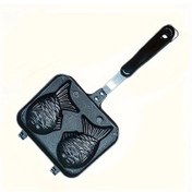 Resim Tianchishop Moredor Balık Şekilli Yapışmaz Takoyaki Makinesi Sapı İle Çift Taraflı Pişirme 1 Adet 