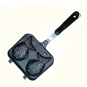 Resim Tianchishop Moredor Balık Şekilli Yapışmaz Takoyaki Makinesi Sapı İle Çift Taraflı Pişirme 1 Adet 